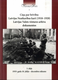 Krāsaina bilde, Cīņa par brīvību: Latvijas Neatkarības karš (1918–1920), 3. daļa, grāmatas vāks