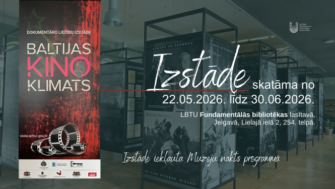 Krāsaina bilde, Izstādes "Baltijas kino klimats" afiša