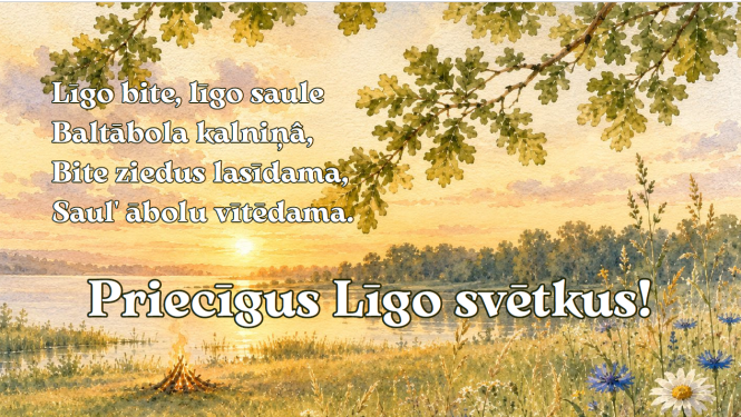 Krāsaina bilde, Priecīgus Līgo svētkus!