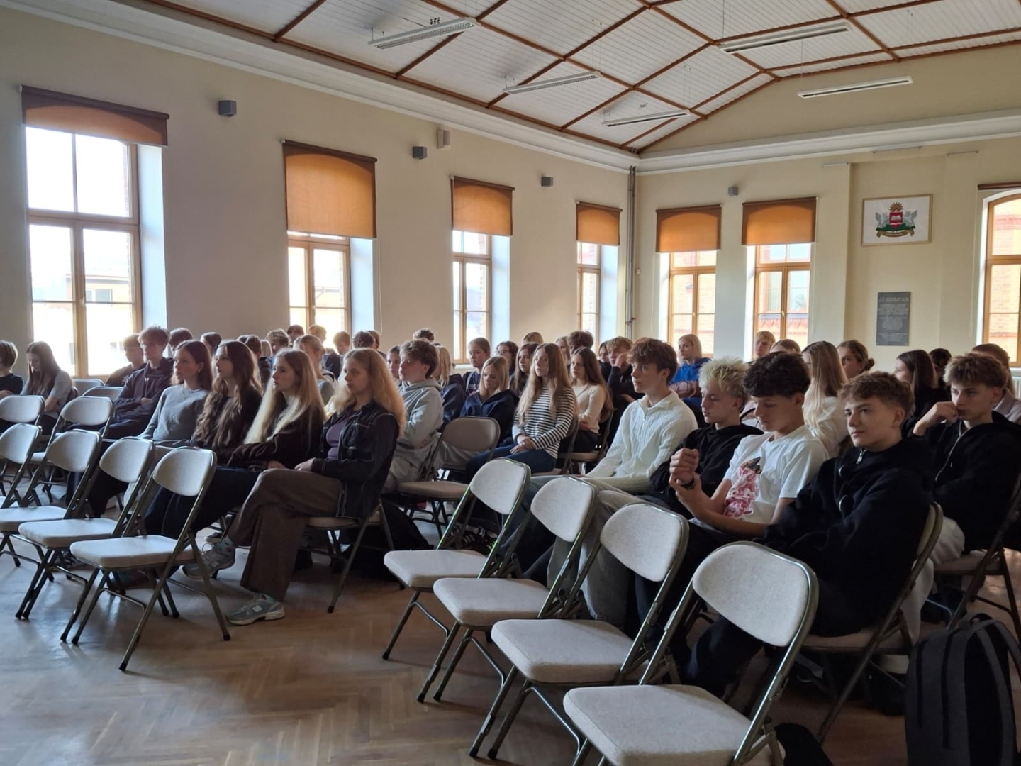 Krāsaina bilde, mācību nodarbība "Trīs valmierieši"