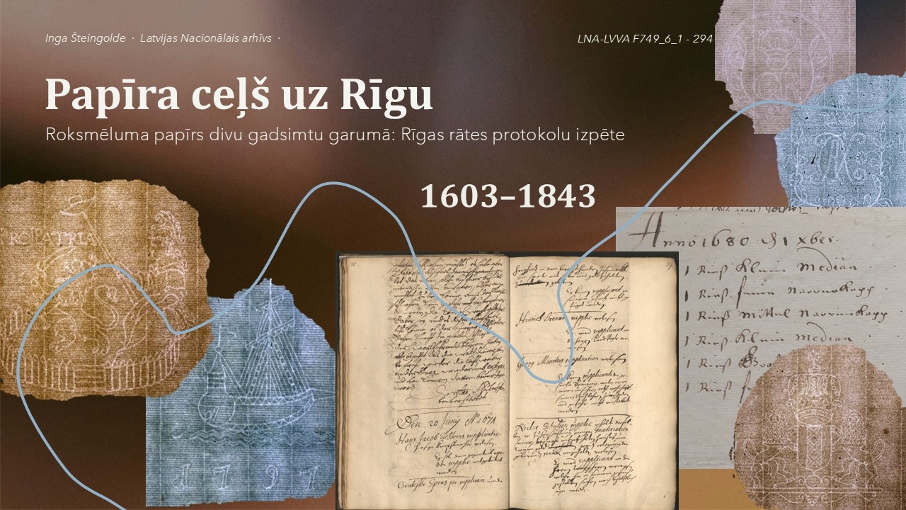 Krāsaina bilde, LNA Dokumentu preventīvās saglabāšanas departamenta direktore Inga Šteingolde uzstājas ar referātu „Paper on the Road to Riga”  Starptautiskajā papīra vēsturnieku asociācijas 38. kongresā Amsterdamā