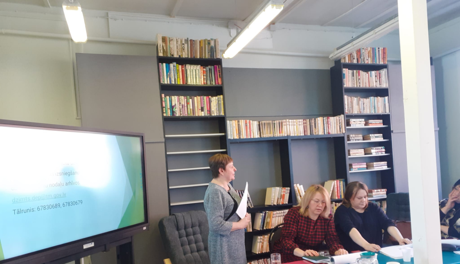 Krāsaina bilde, Jēkabpils ZVA seminārs novada bibliotekāriem