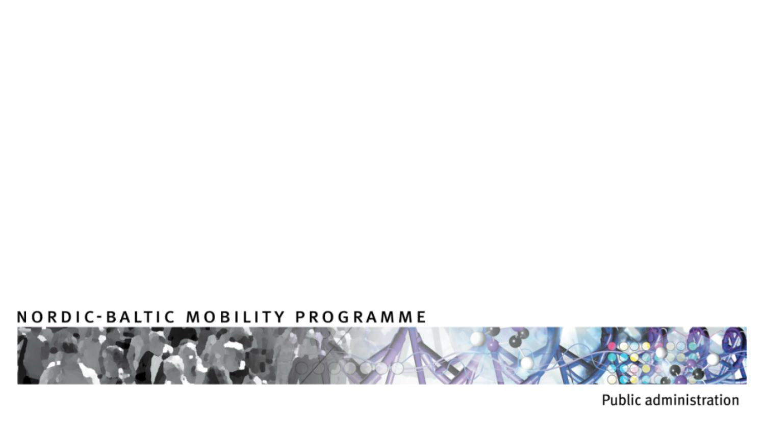 Krāsaina bilde, Nordic-Baltic Mobility and Network Programme for Public Administration logo
