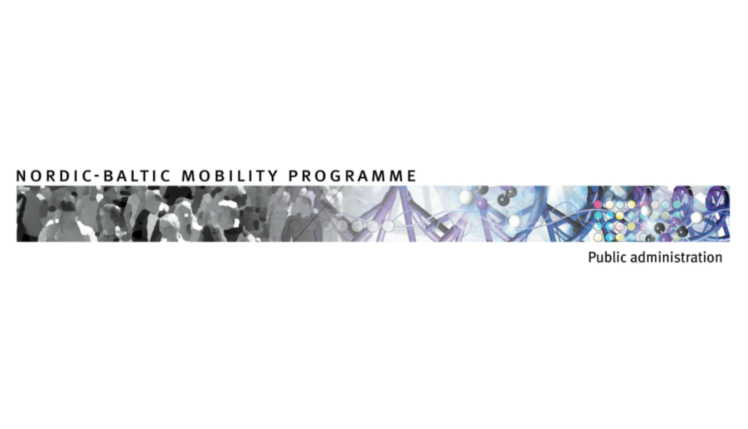 Krāsaina bilde, Nordic-Baltic Mobility and Network Programme for Public Administration logo
