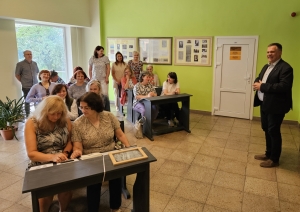 Krāsaina bilde, Valmieras ZVA kolēģi pieredzes apmaiņā pie Jēkabpils un Rēzeknes ZVA