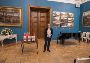 Krāsaina bilde, Grāmatas “Kurzemes pilsētas 19. gadsimta sākumā: Oto Hūna mantojums” atklāšanas pasākums Jelgavas Vēstures un mākslas muzejā