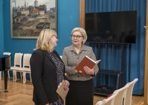 Krāsaina bilde, Grāmatas “Kurzemes pilsētas 19. gadsimta sākumā: Oto Hūna mantojums” atklāšanas pasākums Jelgavas Vēstures un mākslas muzejā