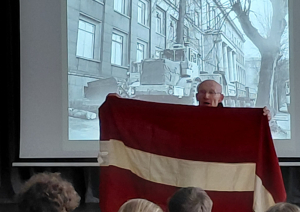 Krāsaina bilde, LNA izglītojoši pasākumi “1991. gada barikādes atceroties” Jēkabpils Valsts ģimnāzijā un Rīgas Šteinhauera vidusskolā