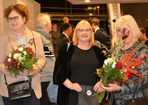 Krāsaina bilde, izstādes "Ir Latvija. Ir Latvija brīva" atklāšana Liepājā, 17.11.2023 Lielajā Dzintarā