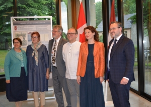 Izstādes “Dziesmas spēks” atklāšanas pasākums Rīgas Lutera draudzes centrā