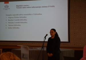 Zemgales reģionālā arhīva direktore Iveta Arbidāne 