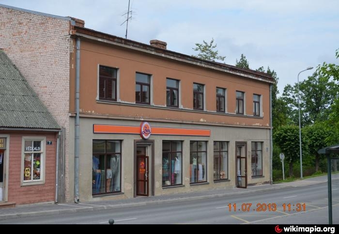 Krāsaina bilde, tagadējā Lielā iela 5, Saldū