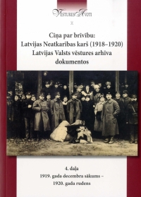 Krāsaina bilde, Cīņa par brīvību: Latvijas Neatkarības karš (1918–1920), 4. daļa, grāmatas vāks