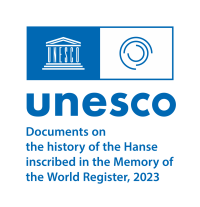 UNESCO logo Hanzas dokumentiem, kas iekļauti Pasaules atmiņu reģistrā