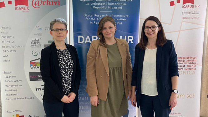 Krāsaina bilde, Latvijas Nacionālā arhīva pārstāvji piedalās 10. starptautiskajā konferencē “ICARUS Horvātijas dienas”
