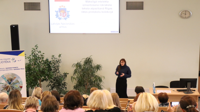 Krāsaina bilde, Digitālā mantojuma dienas 2025, telpa Valmieras integrētajā bibliotēkā