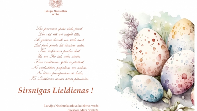 Priecīgas Lieldienas!