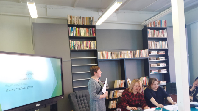 Krāsaina bilde, Jēkabpils ZVA seminārs novada bibliotekāriem