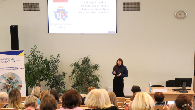 Krāsaina bilde, Digitālā mantojuma dienas 2025, telpa Valmieras integrētajā bibliotēkā