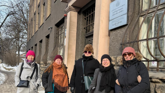 Krāsaina bilde, ArchXAI Somijas partneri viesojas Rīgā