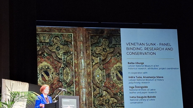 Krāsaina bilde, LNA restauratoru delegācijas dalība Baltijas restauratoru triennālē