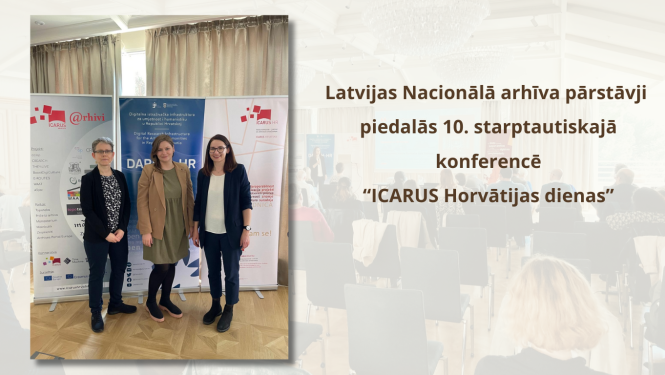 Krāsaina bilde, Latvijas Nacionālā arhīva pārstāvji piedalās 10. starptautiskajā konferencē “ICARUS Horvātijas dienas”