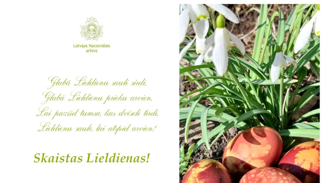 Priecīgas Lieldienas!