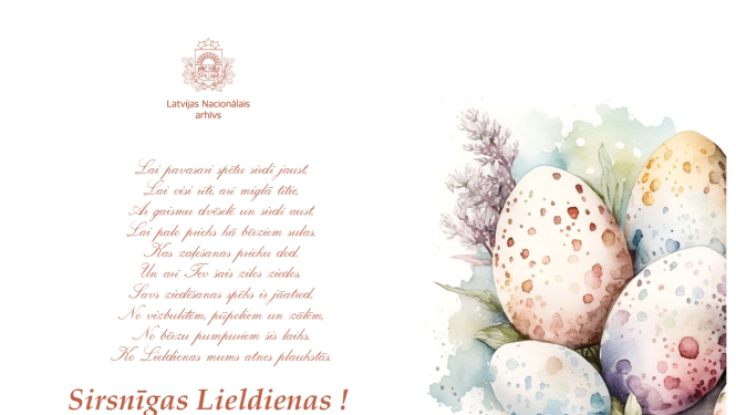 Priecīgas Lieldienas!