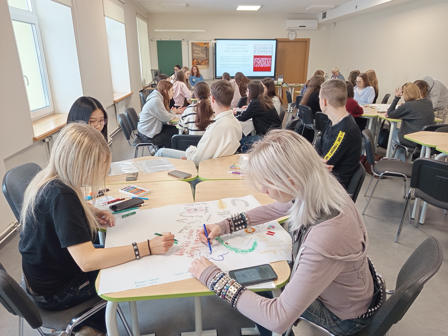 Krāsaina bilde, LVKFFDA nodarbība Rēzeknē