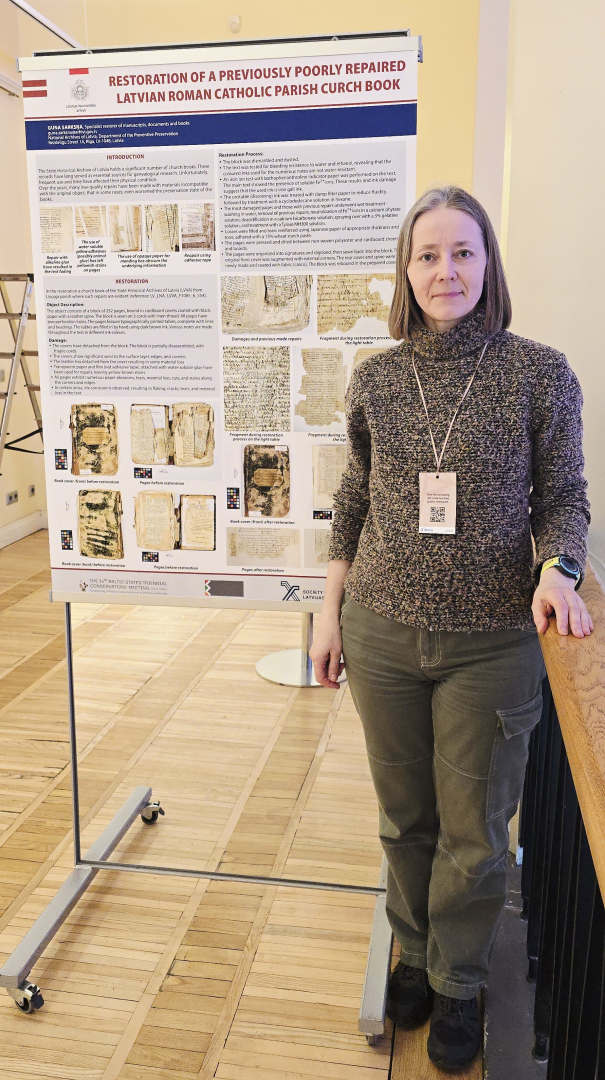 Krāsaina bilde, LNA restauratoru delegācijas dalība Baltijas restauratoru triennālē