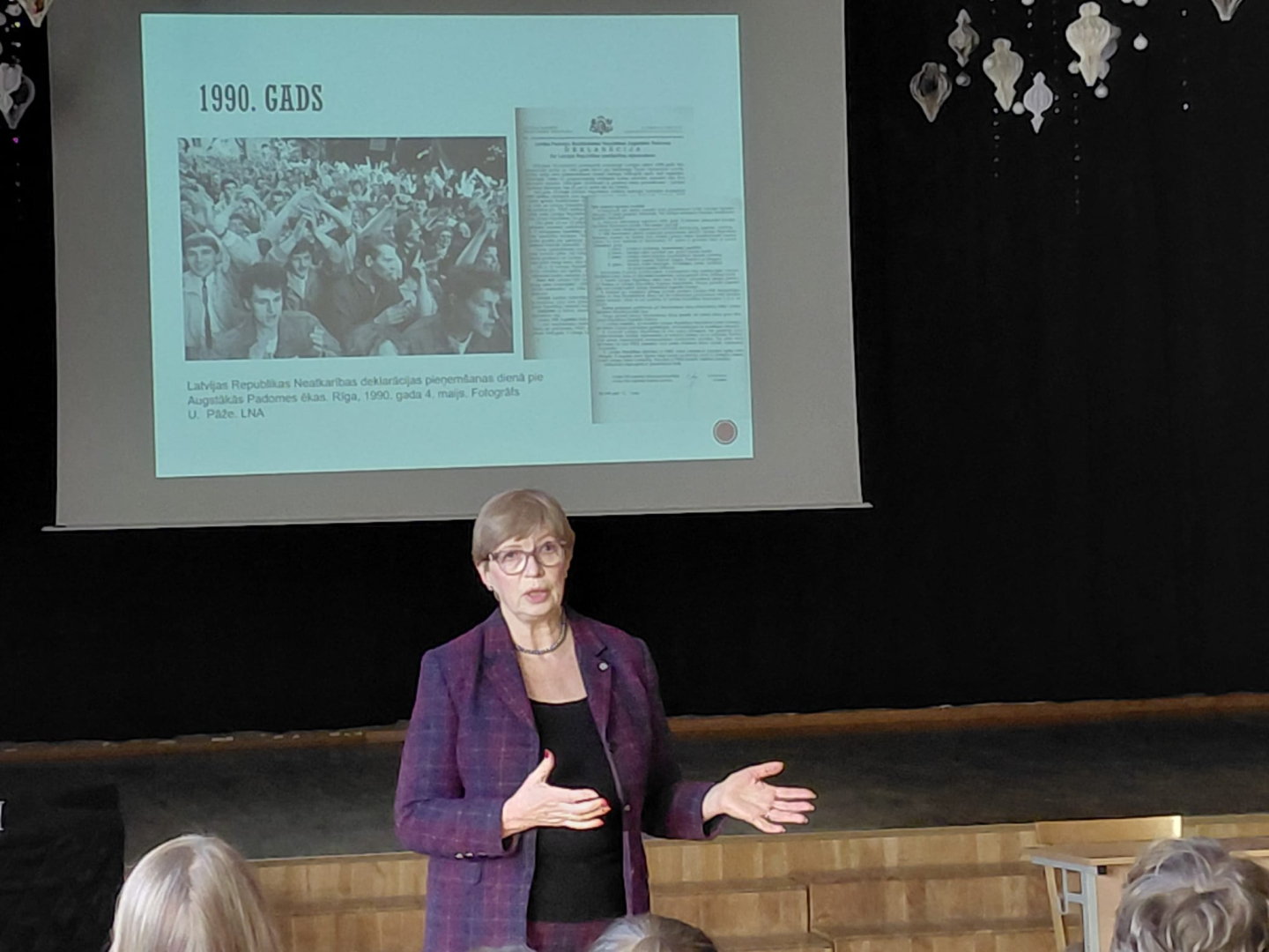 Krāsaina bilde, LNA izglītojoši pasākumi “1991. gada barikādes atceroties” Jēkabpils Valsts ģimnāzijā un Rīgas Šteinhauera vidusskolā