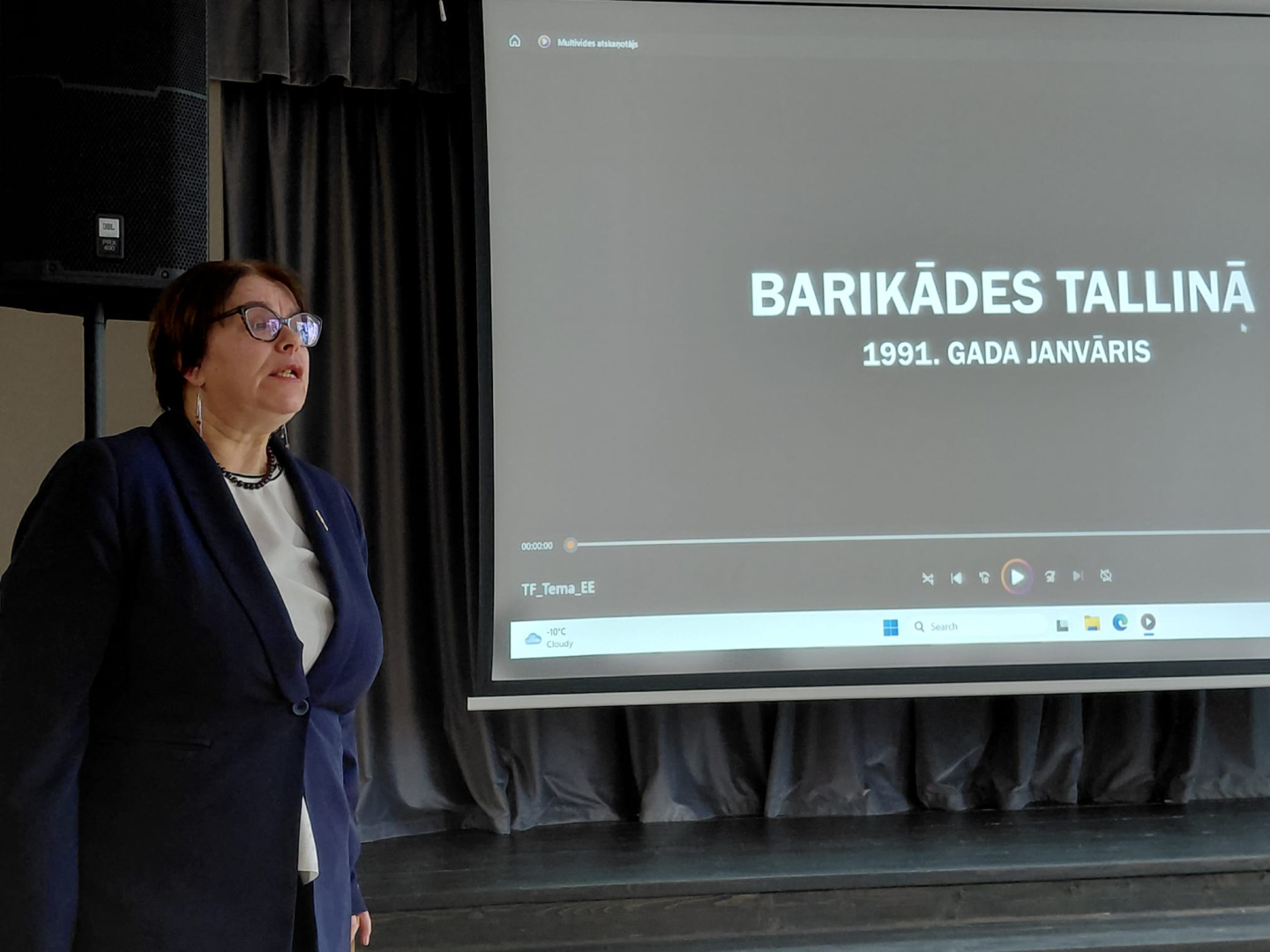 Krāsaina bilde, LNA izglītojoši pasākumi “1991. gada barikādes atceroties” Jēkabpils Valsts ģimnāzijā un Rīgas Šteinhauera vidusskolā