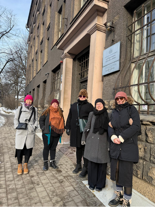 Krāsaina bilde, ArchXAI Somijas partneri viesojas Rīgā