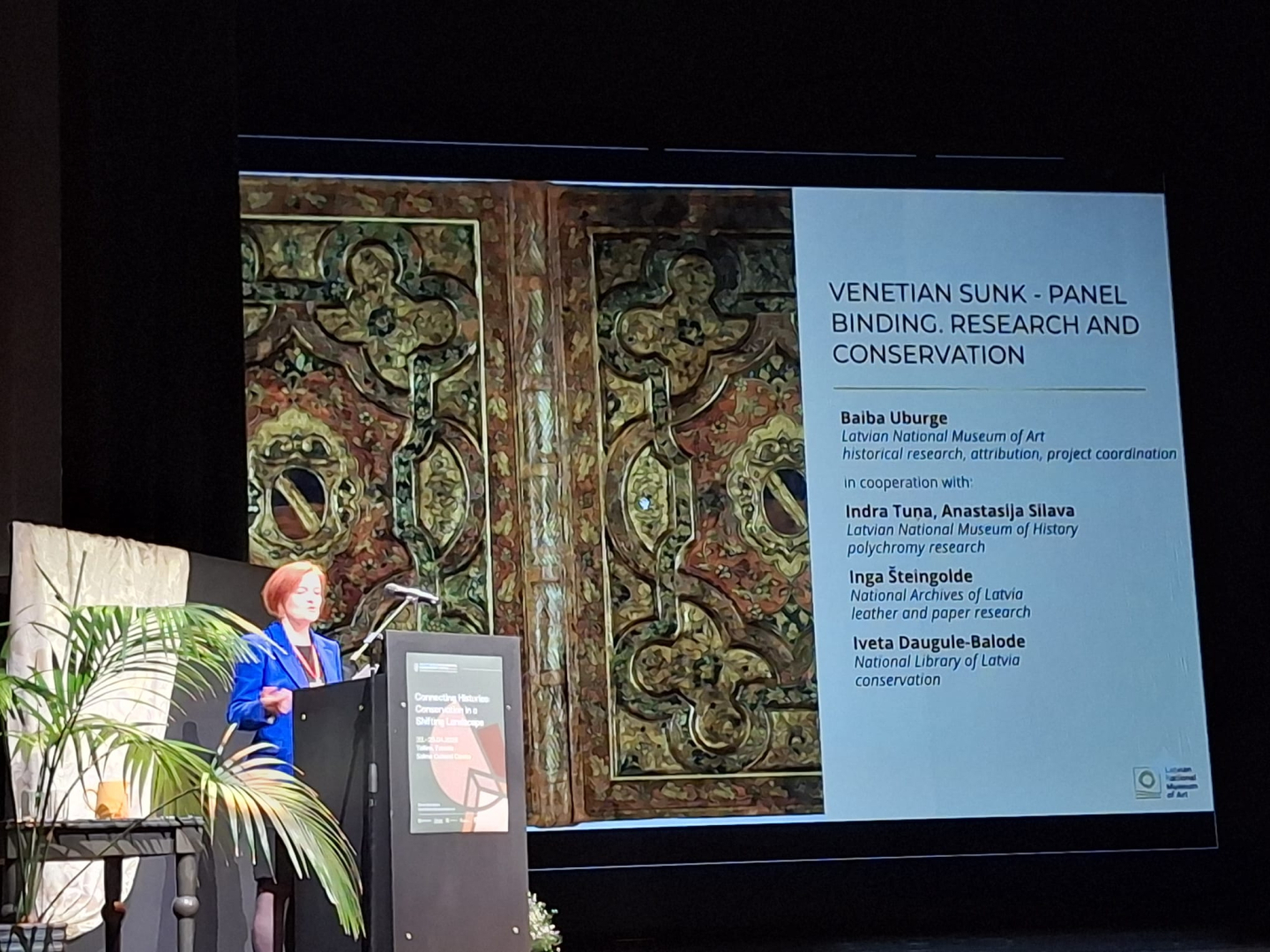 Krāsaina bilde, LNA restauratoru delegācijas dalība Baltijas restauratoru triennālē