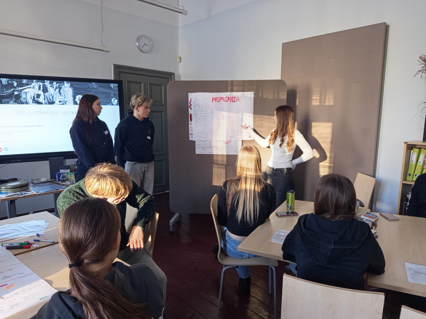 Krāsaina bilde, LVKFFDA izglītojošā un interaktīvā nodarbība “Audiovizuālie dokumenti avotpētniecībā” 