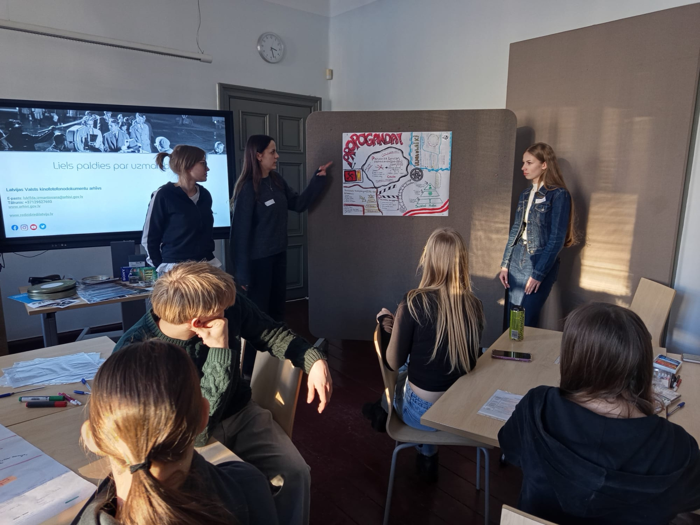 Krāsaina bilde, LVKFFDA izglītojošā un interaktīvā nodarbība “Audiovizuālie dokumenti avotpētniecībā” 