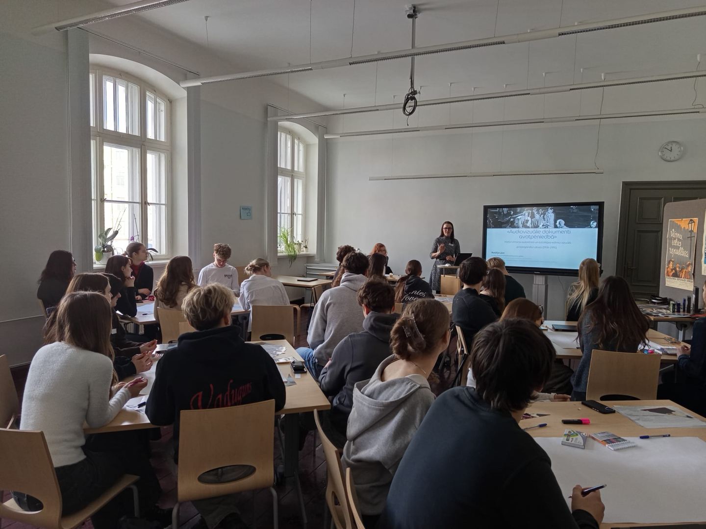 Krāsaina bilde, LVKFFDA izglītojošā un interaktīvā nodarbība “Audiovizuālie dokumenti avotpētniecībā” 