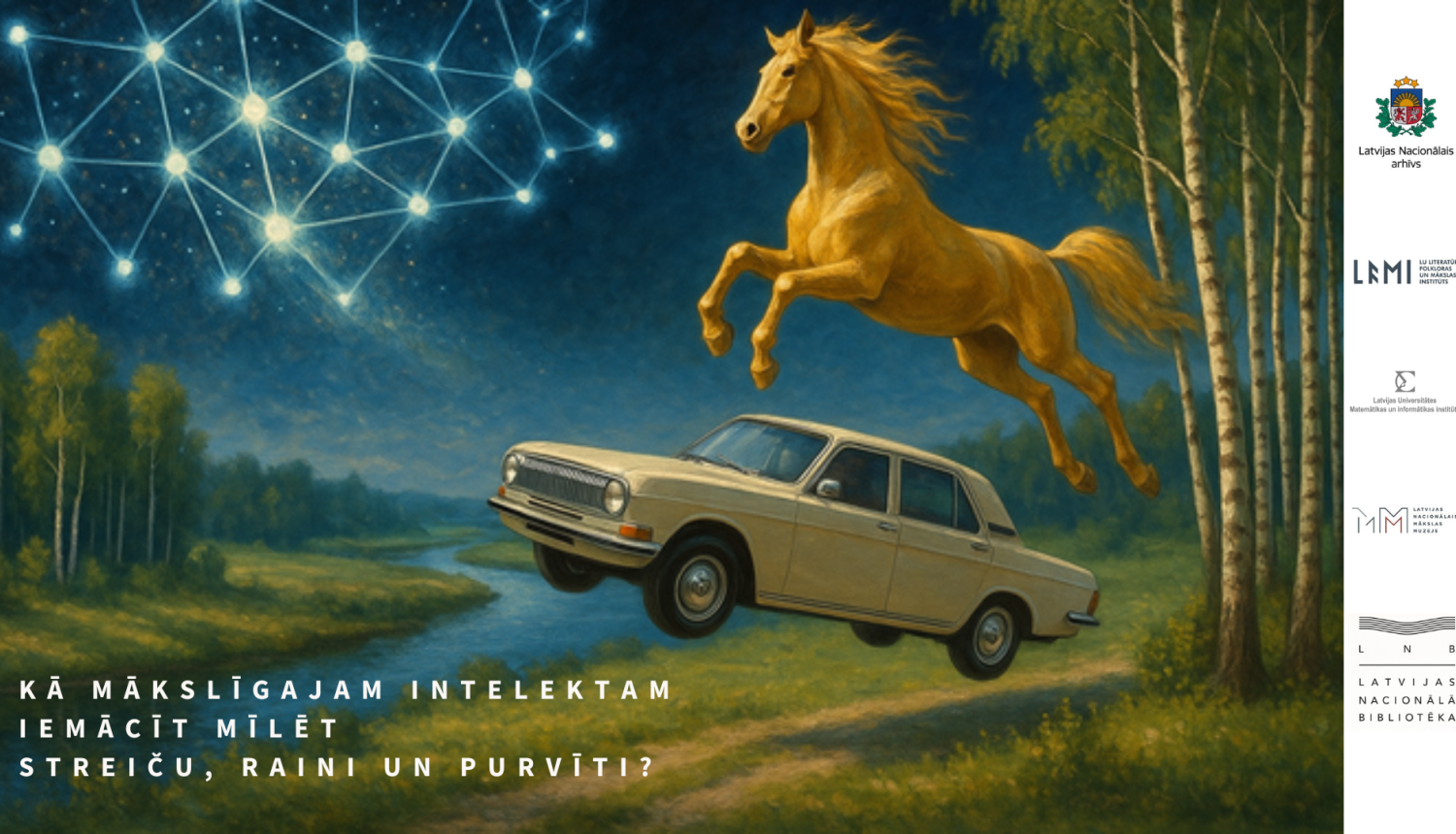 Krāsaina bilde, LNA pasākuma sarunu festivālā LAMAPA afiša