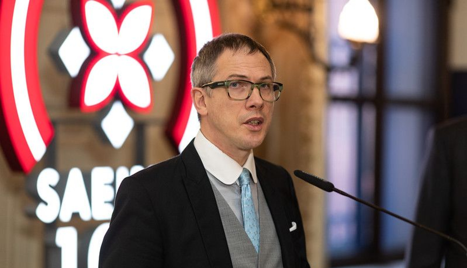 Izstādes "Satversme un tās veidotāji" atklāšana