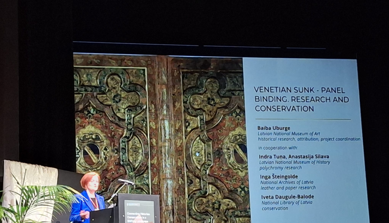 Krāsaina bilde, LNA restauratoru delegācijas dalība Baltijas restauratoru triennālē