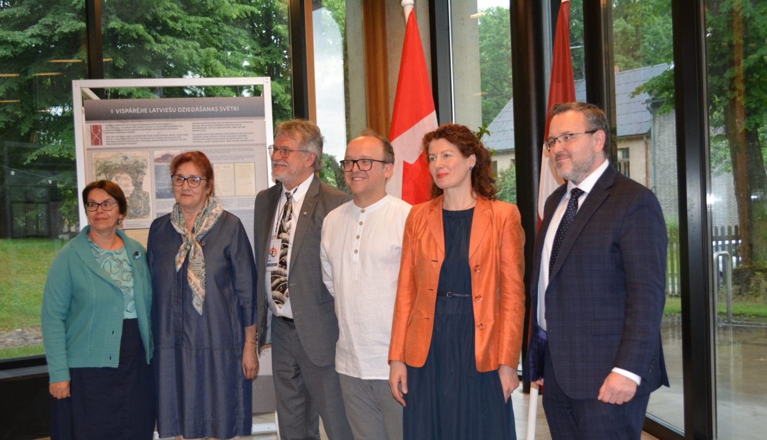 Izstādes "Dziesmu spēks" atklāšanas pasākums Torņkalnā