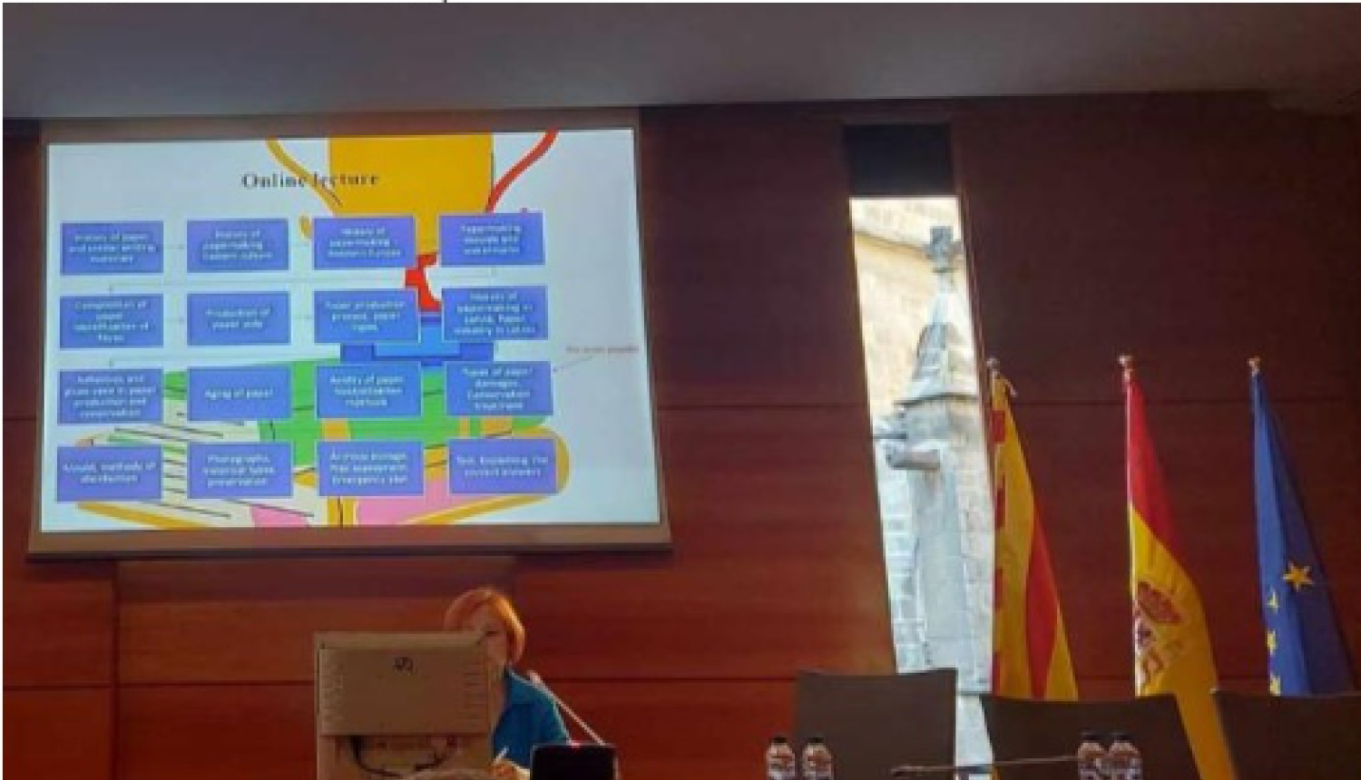 Krāsaina bilde, Šteingolde prezentē LNA mācību projektu saglabāšanā un ārkārtas situācijās