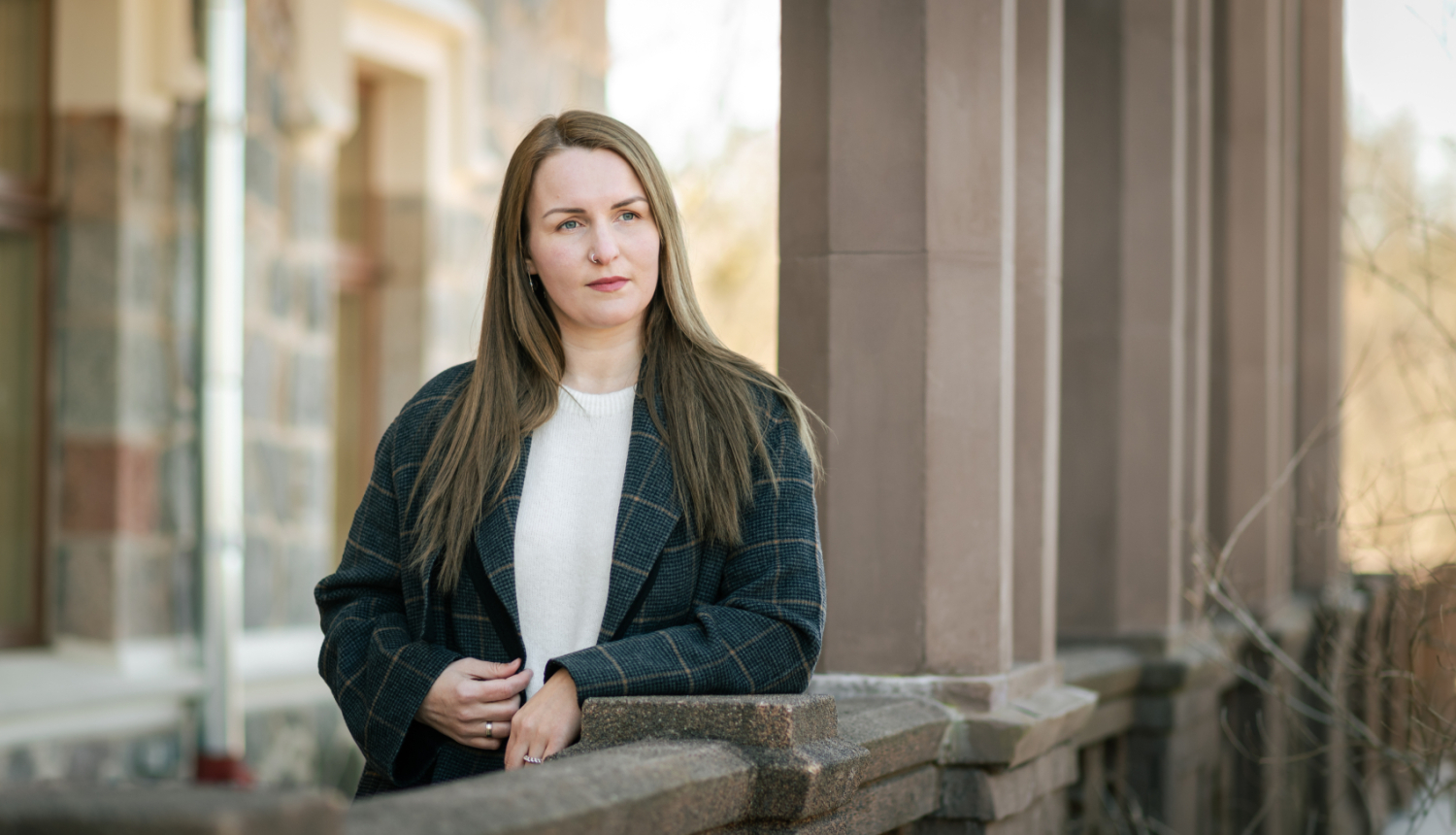 Kāsaina bilde, Latvijas Nacionālā arhīva Latvijas Valsts kinofotofonodokumentu arhīva Dokumentu izmantošanas nodaļas eksperte dokumentu aprakstīšanā Natālija Lāce, portrets.