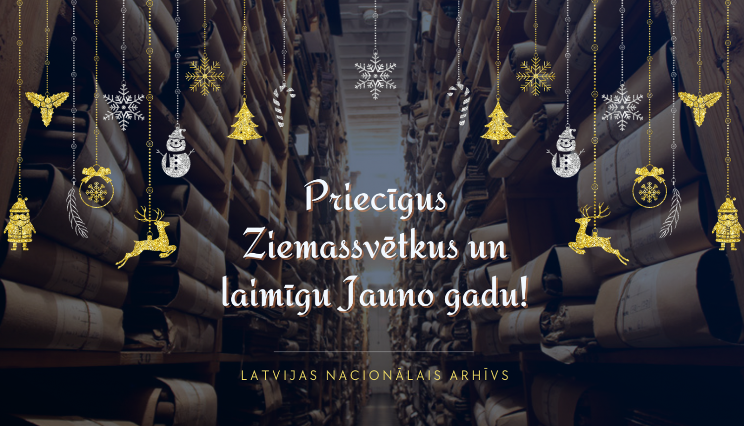 Priecīgus Ziemassvētkus un laimīgu jauno gadu!