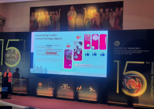 Krāsaina bilde, LNA eksperte I.Šteingolde uzstājas 15.starptautiskajā restauratoru konferencē Erevānā